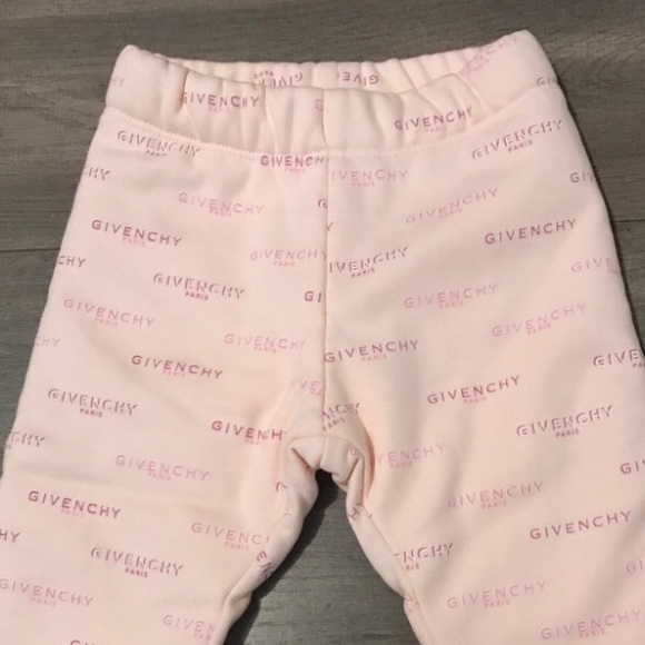 NWOT Givenchy Pink Baby Sweat Jogger Pants Size 6 Months - Picture 3 of 3